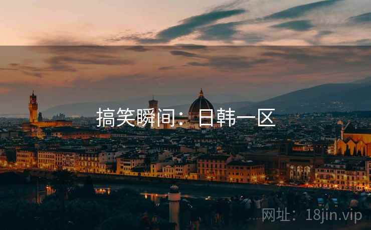 搞笑瞬间：日韩一区