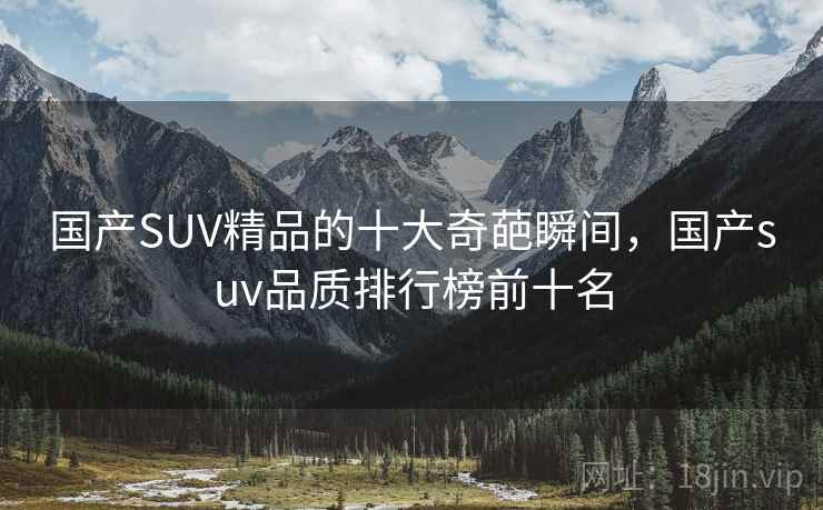 国产SUV精品的十大奇葩瞬间,国产suv品质排行榜前十名 国产SUV精品的十大奇葩瞬间,国产suv品质排行榜前十名